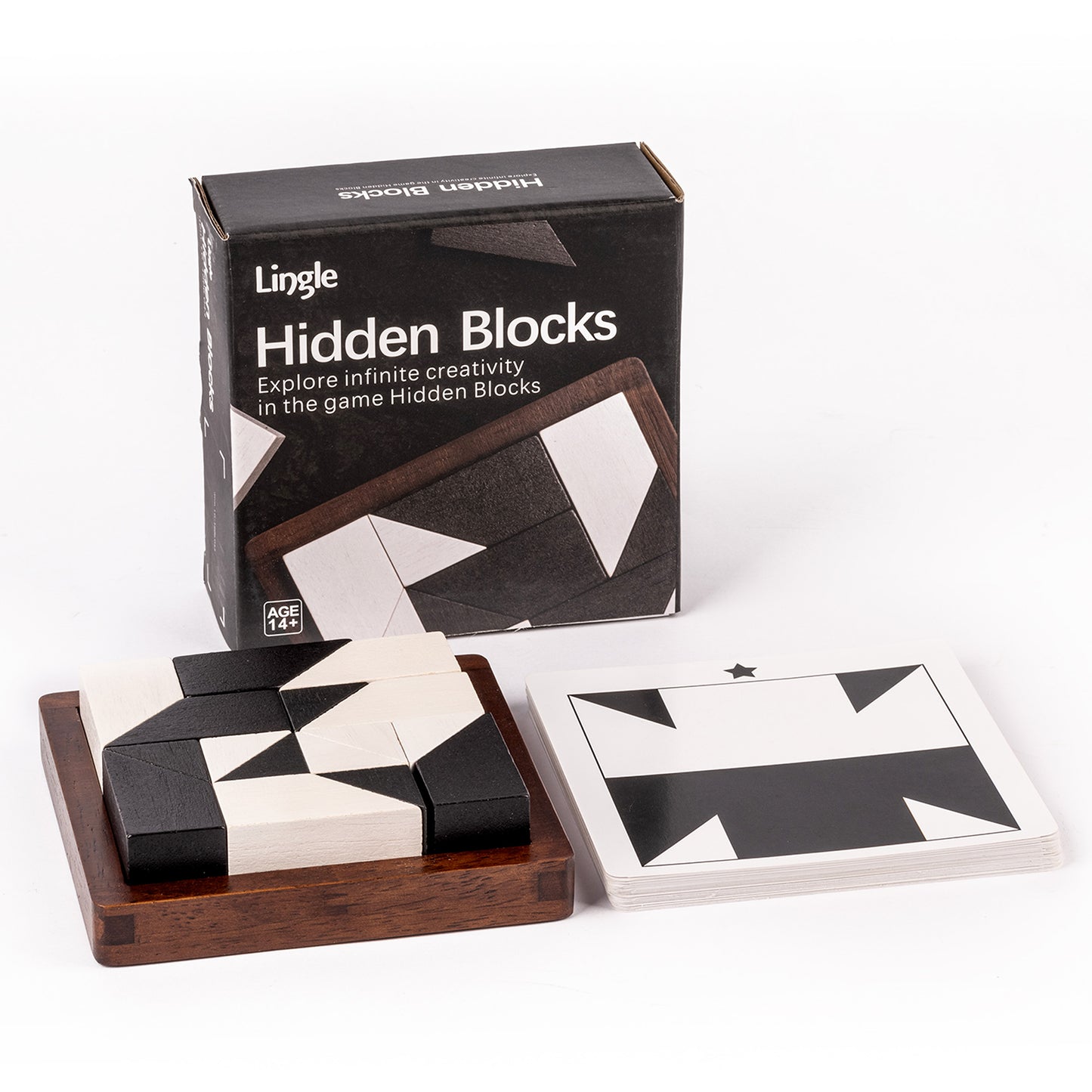 Lingle Wooden Hidden Blocks Puzzle Game