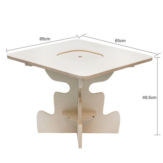 Lingle Kids Wooden Desk with Foldable Storage Tray