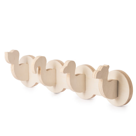 Lingle Wooden Coat Rack Hooks for Kids