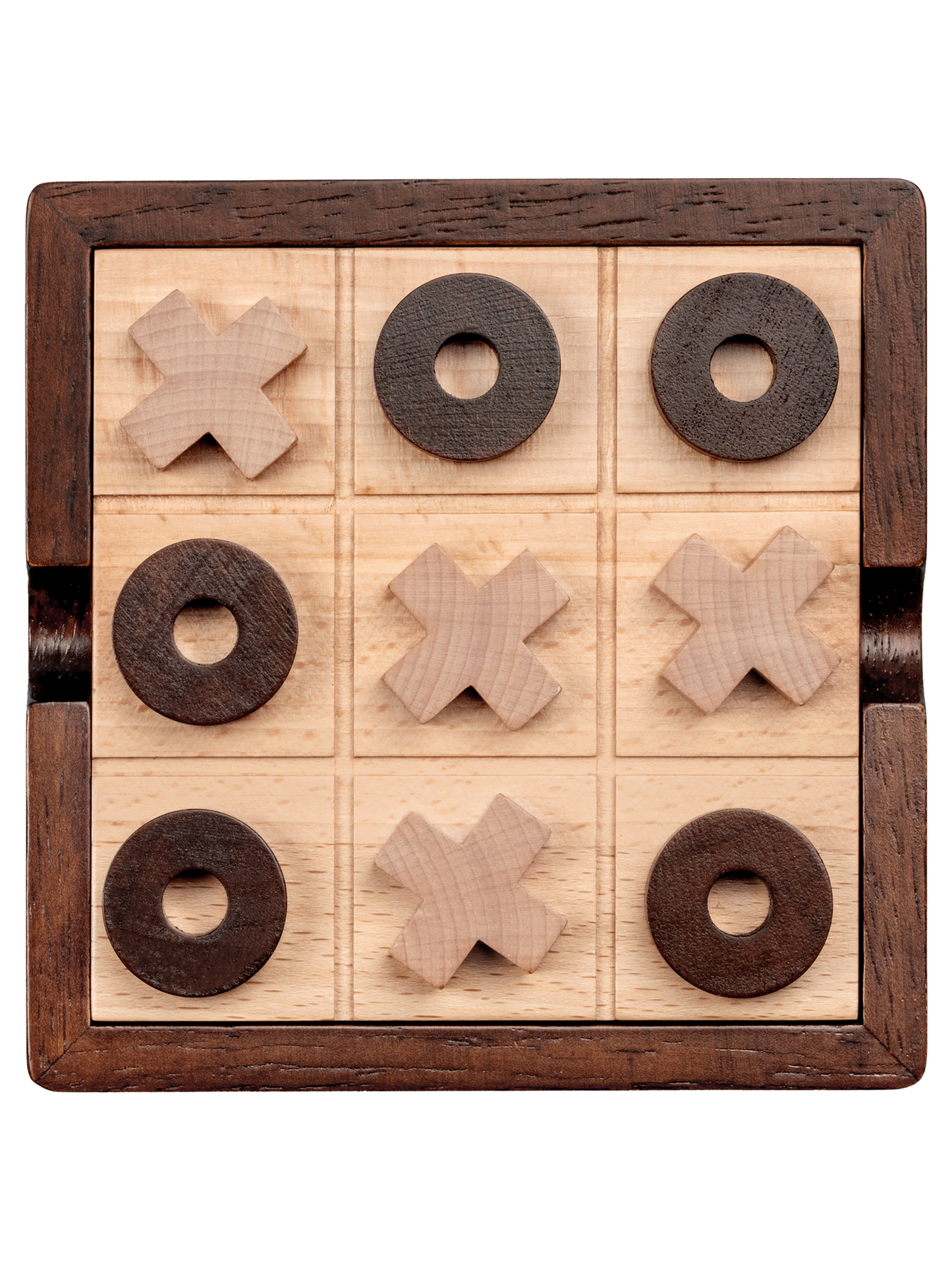 Lingle 5.5'' Luxury Wooden Tic Tac Toe Game